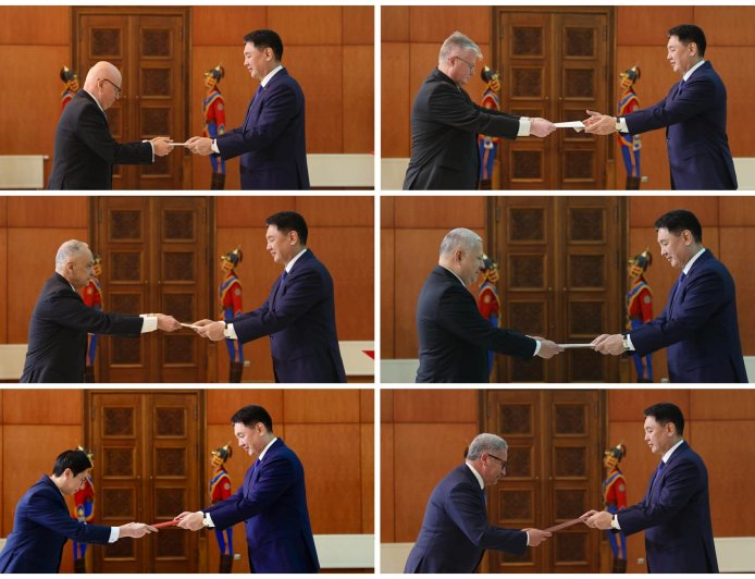 Хавсран суух Элчин сайд нар Итгэмжлэх жуух бичгээ өргөн барилаа